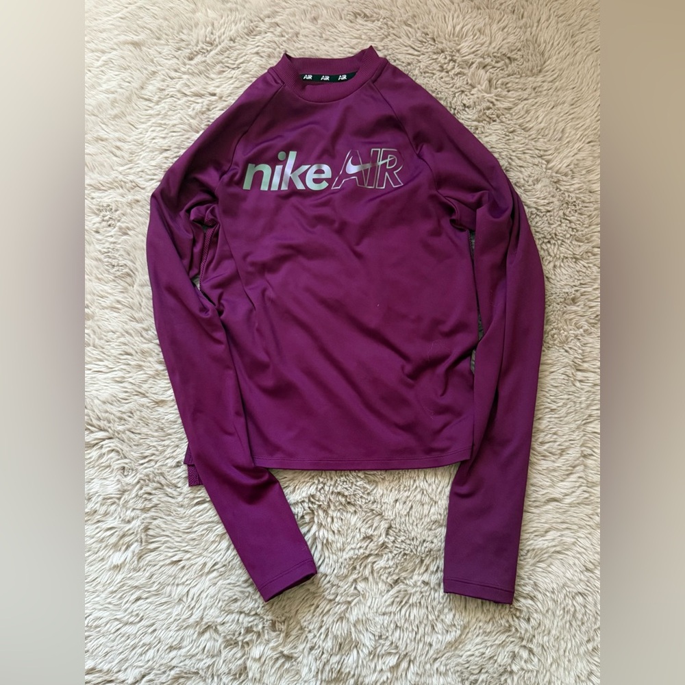 Nike Air Long Sleeve in Rich Purple